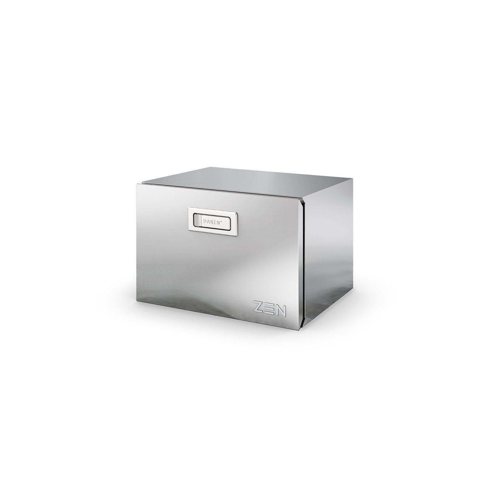 Daken 8Z2040 | Cassetta porta attrezzi per camion in acciaio inox opaco e maniglia ZEN opaca