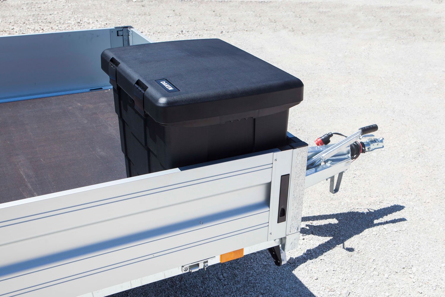 Daken Pitbox 86004 | cassetta porta attrezzi a cassapanca su carrellino, ravvicinata