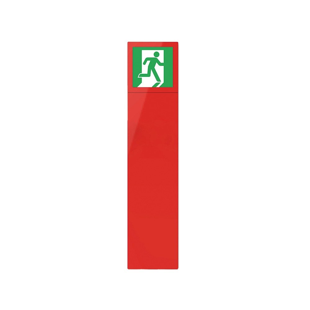 85222 | Plate porta estintore rosso