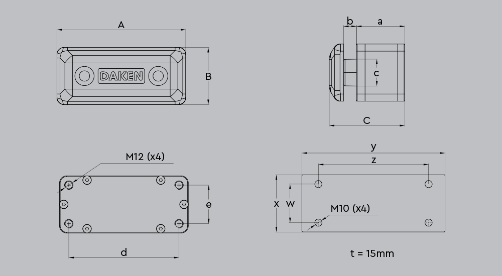 Disegno tecnico Elmet 30 - paracolpo a molle