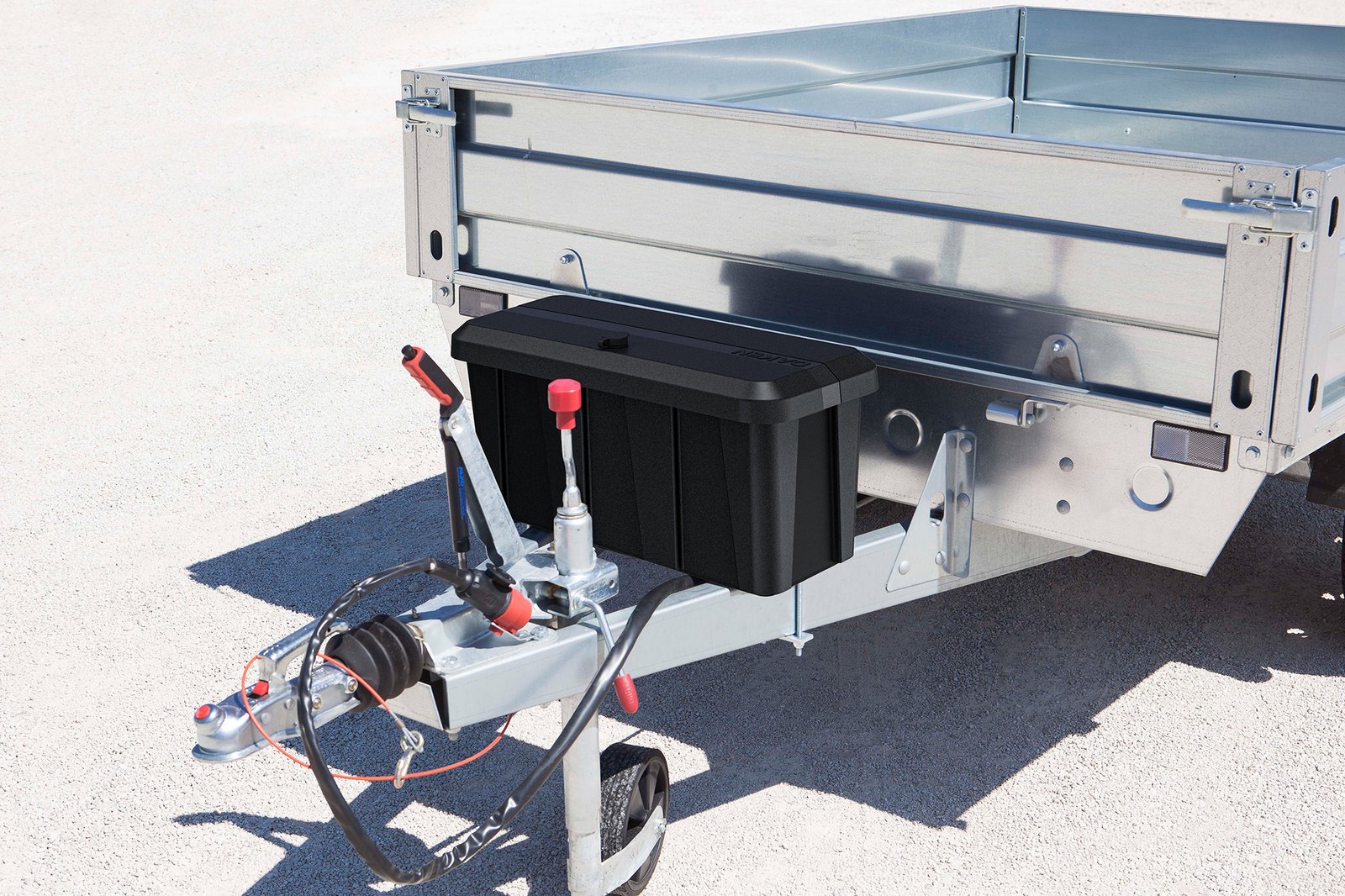 Blackit Lite | Cassetta porta attrezzi per rimorchi e carrelilini