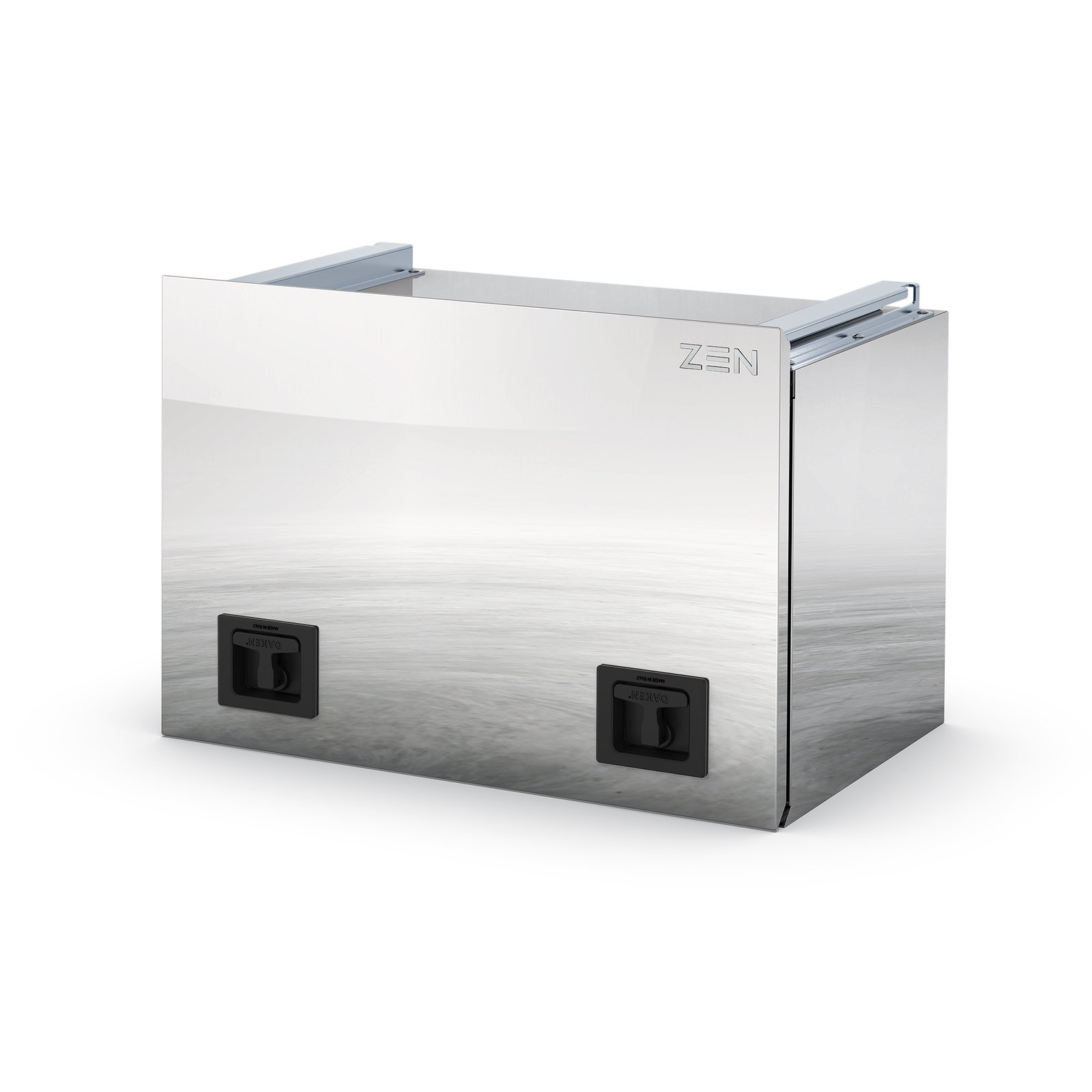 8Z0140 | cassetta porta attrezzi con coperchio scorrevole esterno in acciaio inox lucido