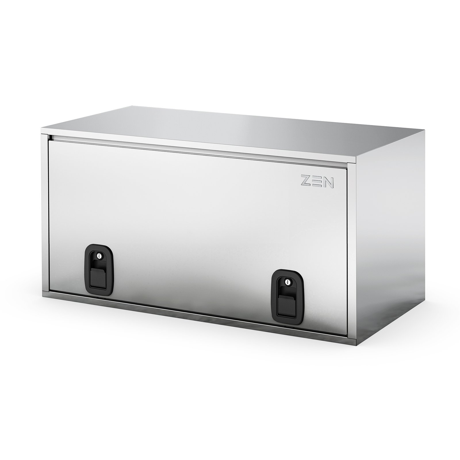 8Z0260 | cassetta porta attrezzi con coperchio scorrevole in acciaio inox opaco