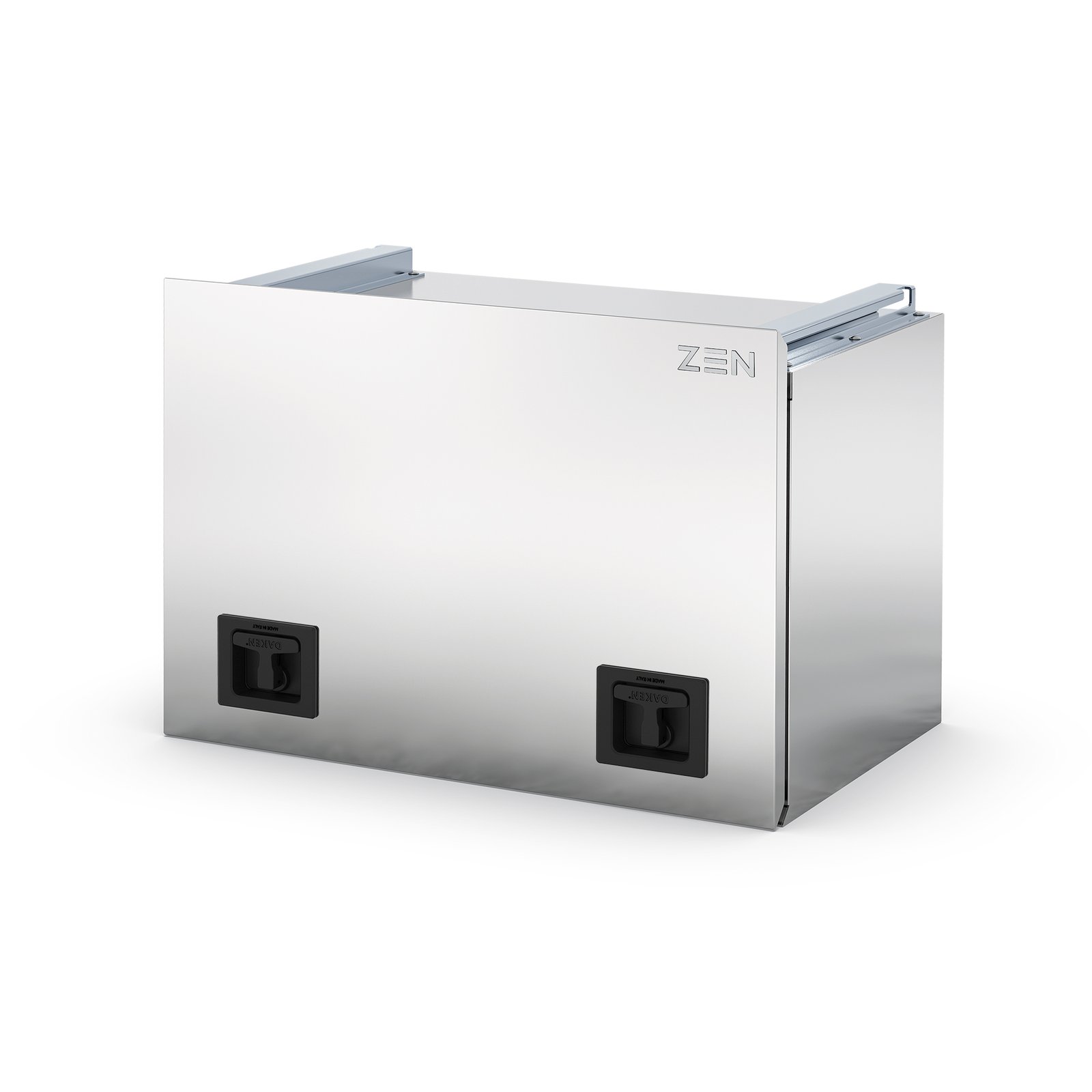 8Z0240 | cassetta porta attrezzi con coperchio scorrevole esterno in acciaio inox opaco