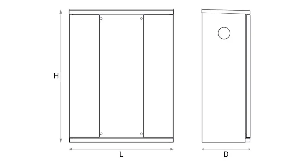 Miro finestrato | disegno tecnico