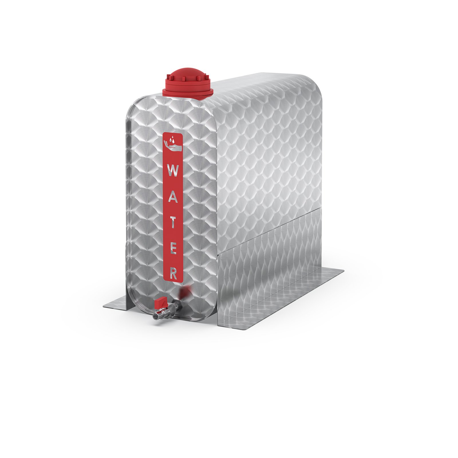 Z0531000 | tanica lavamani in acciaio inox fiorettato