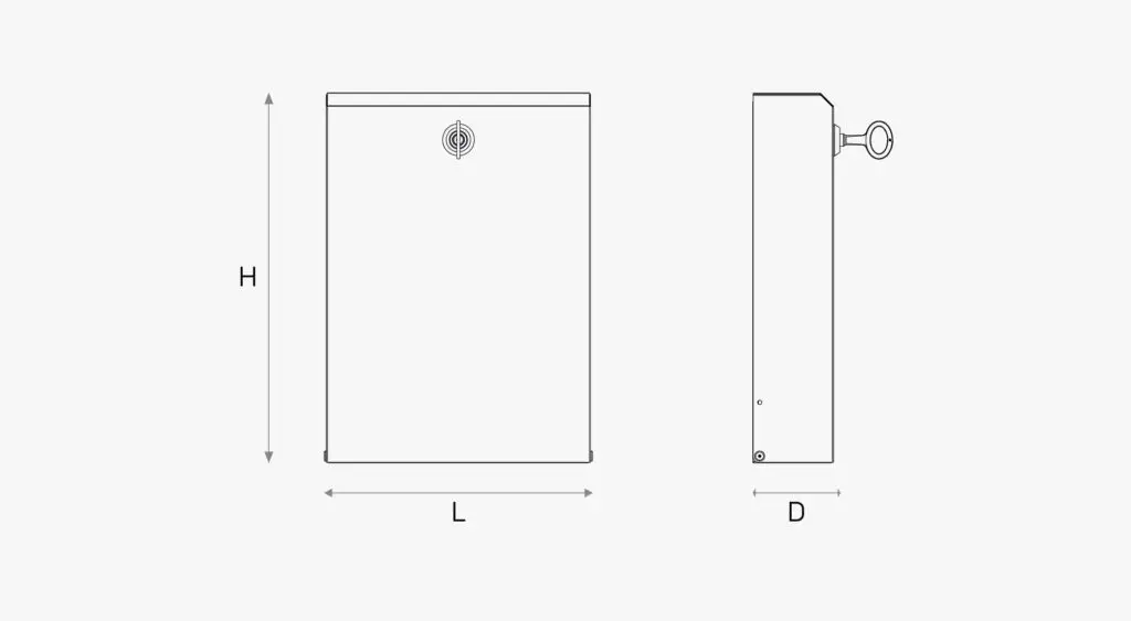 Arkivio porta documenti | disegno tecnico