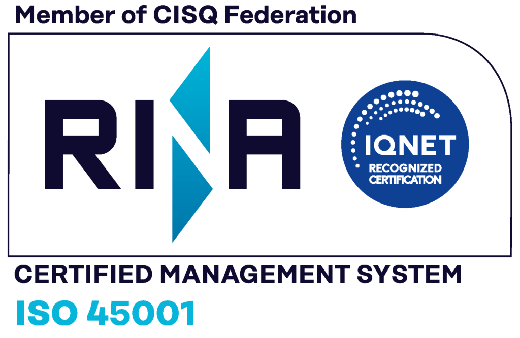 Logo certificazione ISO 45001